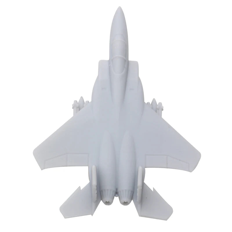 5PCS 1/2000 1/700 1/350 Scale Model Fighter Aircraft F-15C Eagle Fighting Aeroplane with Length 8mm/28mm/56mm for DIY Hobby