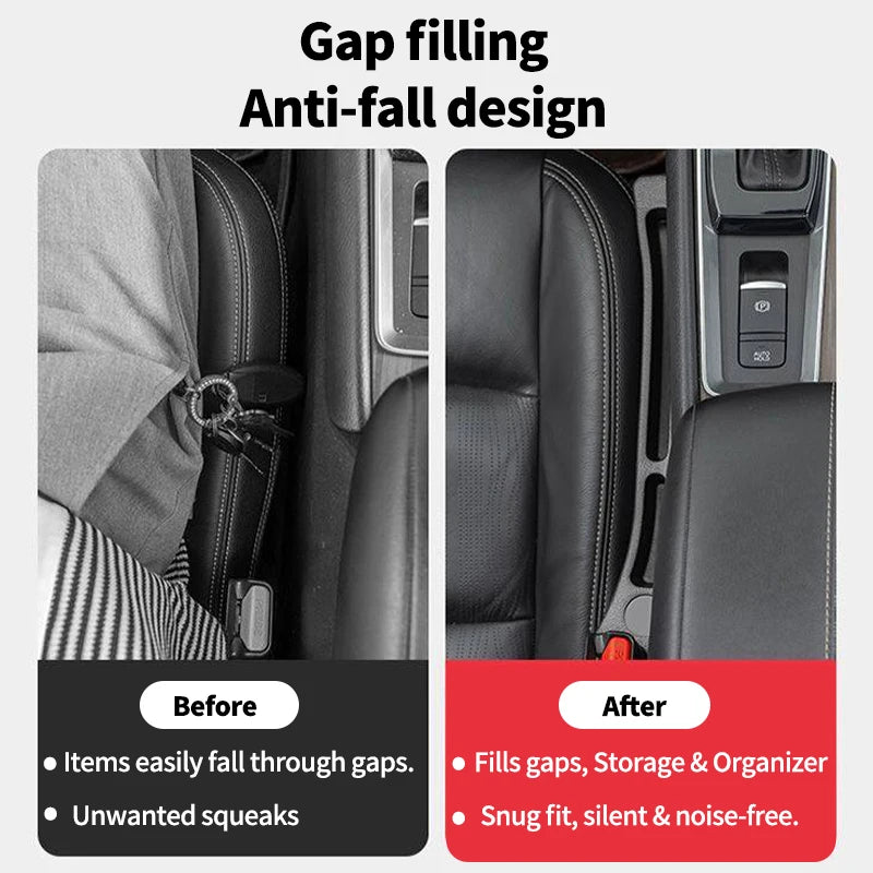 Car Gap Filler Strip for KGM Car Filler Strip Specially for Driver and Passenger Seat Gaps Anti-Drop Interior Side Storage 2pcs
