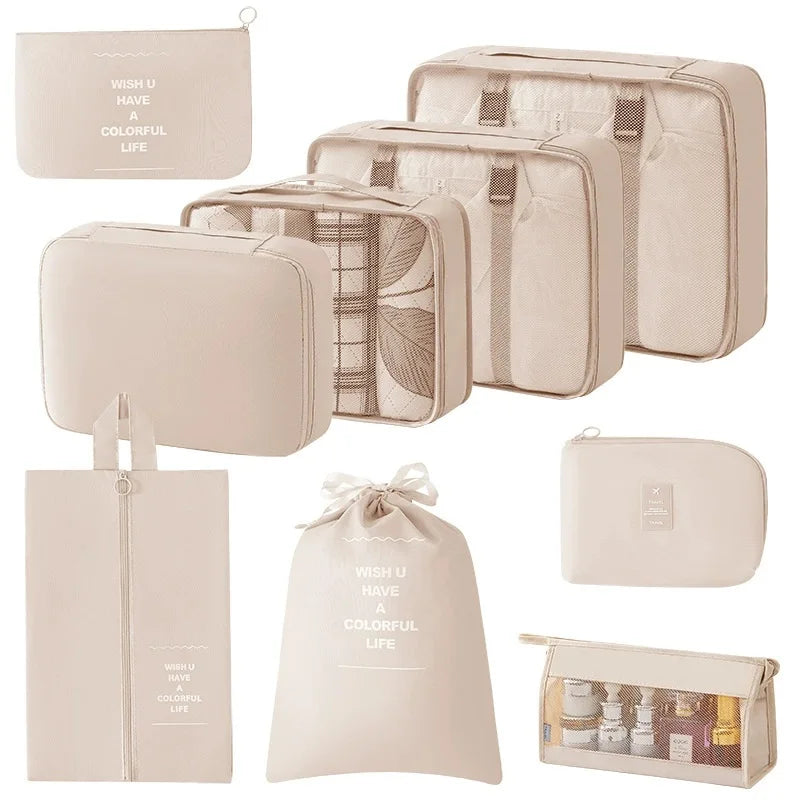 Travel Set Storage Bags Packing Cubes Student Dormitories Clothing Sorting Bags Clothes Digital Toiletries Shoes Organizer bag