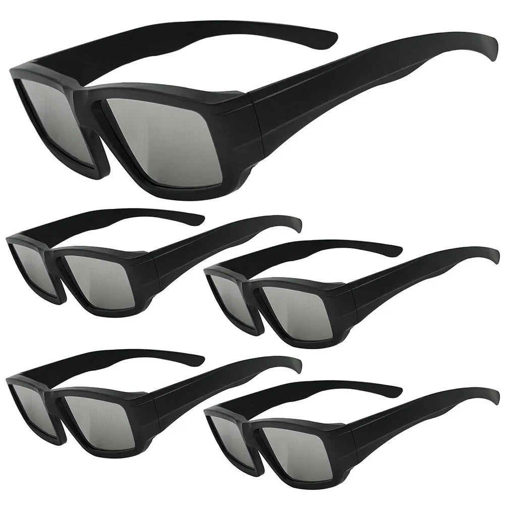 1/2/3/5Pcs Solar Eclipse Glasses ISO Certified Eye Protection Safe Viewing Shades For Direct Sun Astronomy Observation Events