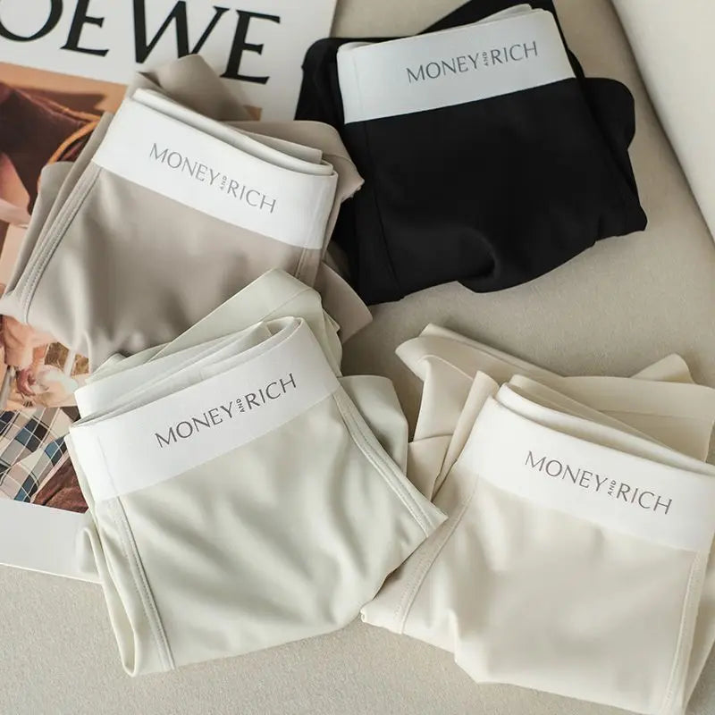 3PCS Men's Underwear 7A Bacteriostatic Cool Feeling Teenager Seamless Large Size Nude Comfortable Underwear Men