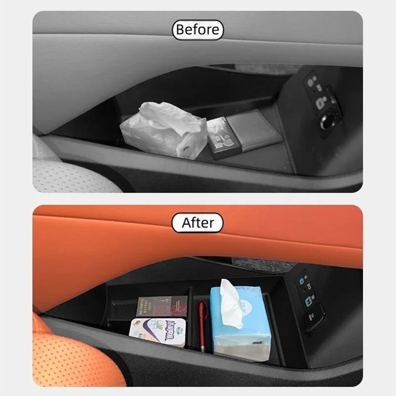 For BYD Sealion 8 Atto 8 Tang L Car Central Control Armrest Storage Box Lower Screen Storage Interior Modification Accessories