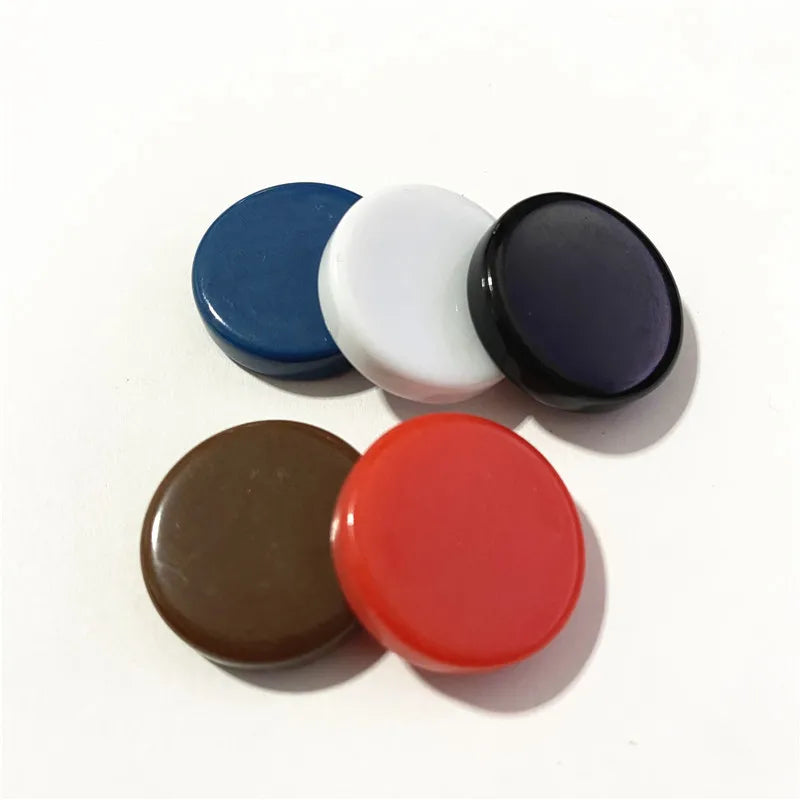 15Pcs/set High Quality 27mm Blank Chess Game Backgammon Piece Plastic Glossy Chip Coin/light Wafer
