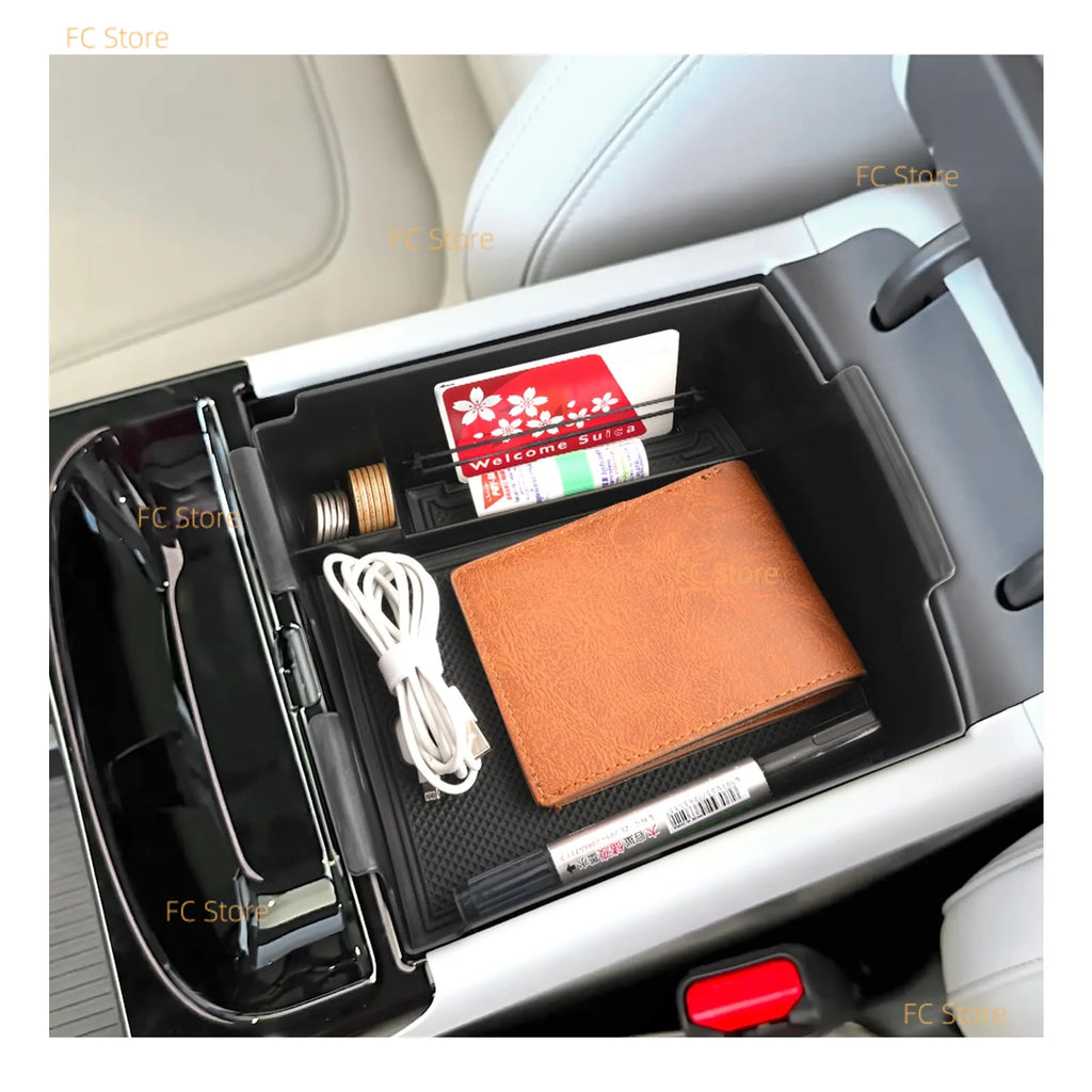 For Hyundai For Tucson NX 2025 2026 Car Central Armrest Storage Box Central Control Container Auto For Tucson 2025 Accessories