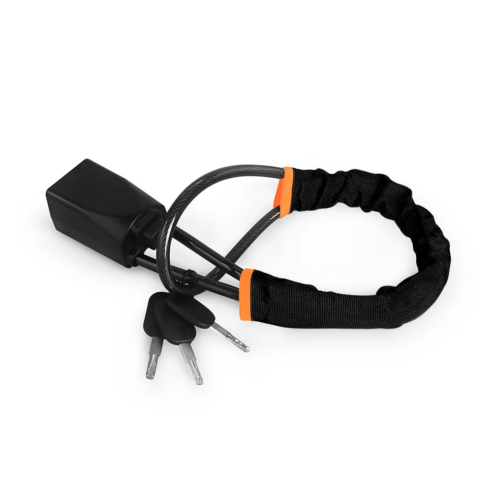 Universal Antitheft Device for Car Steering Wheel Lock With Seat Belt Socket With 3 Keys Anti Theft for Truck SUV Van RV Safety