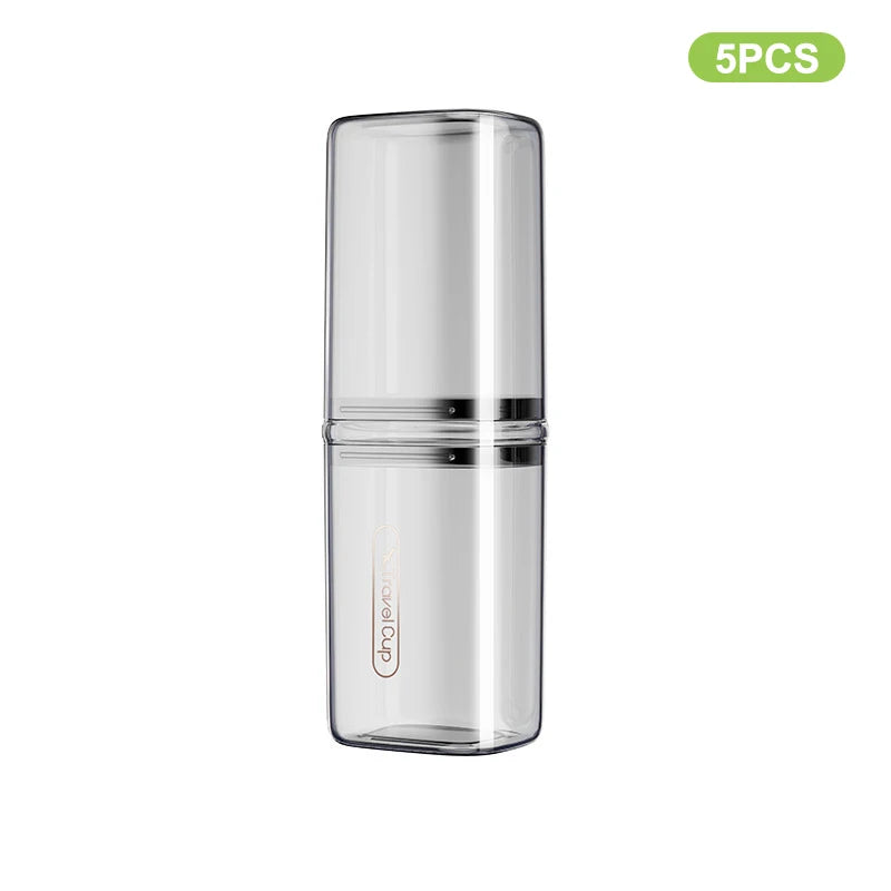 Transparent Toothbrush Travel Containers Portable Toothbrush Case Outdoor/business Trip/travel Acessories 1/3/5PCS