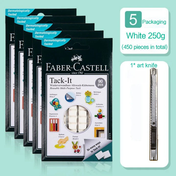 Multifunctional Fixed Glue Clay Paste Adhesive Tacky Reusable Nail Wall Safe Sticky Tack Picture Hangers Fasteners Display Clay