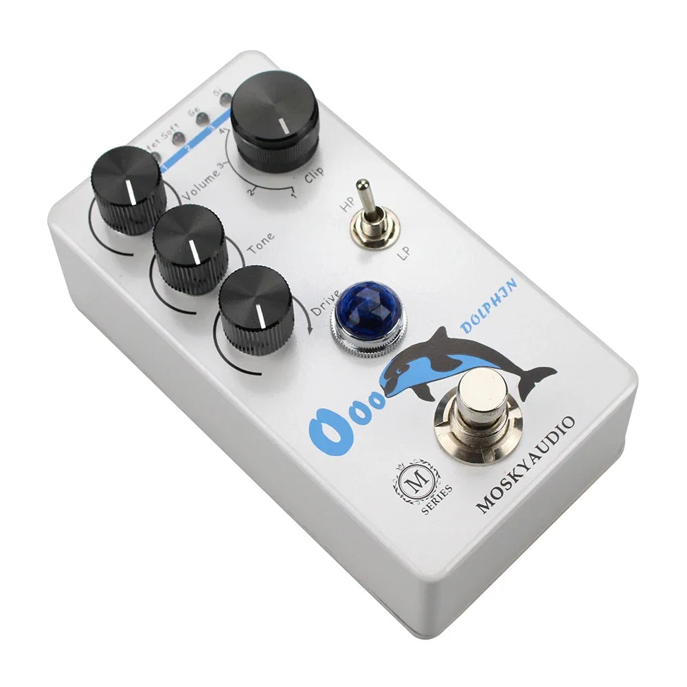 MOSKY DOLPHIN Guitar Pedal High Gain Distortion Overdrive Electric Guitar Effects Bass Instrument Accessories