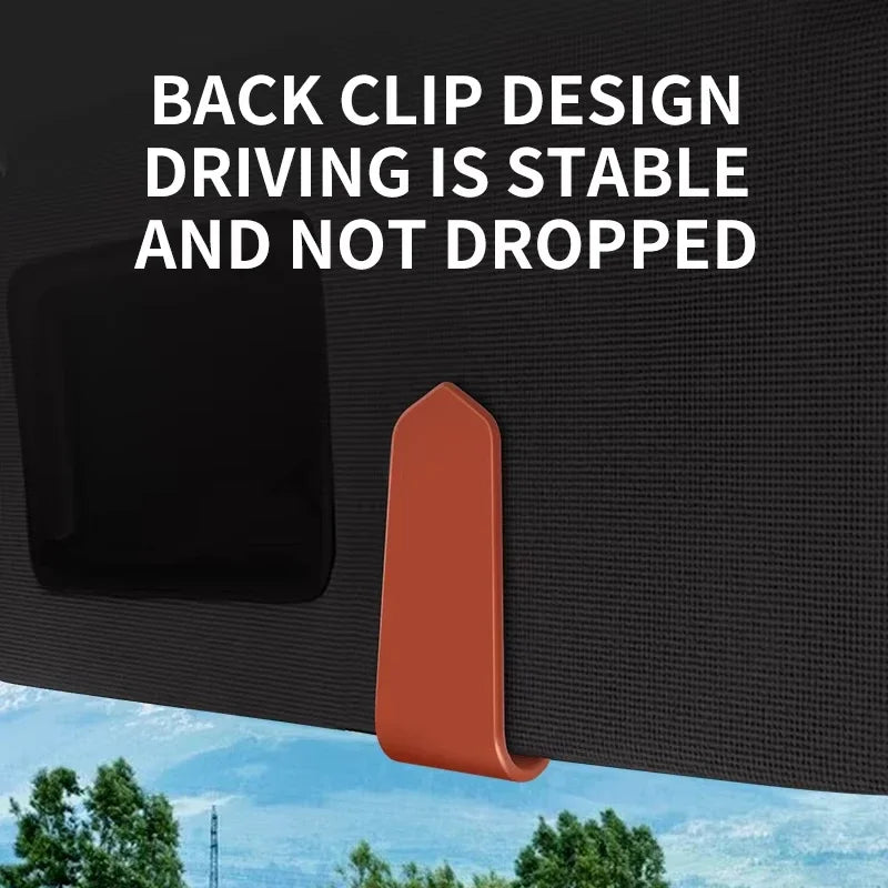 Car Auto Sunglasses Frame ABS Bills Glasses Clip Multi Function In Car Creative Glasses Box Auto Universal Card Clip On Board