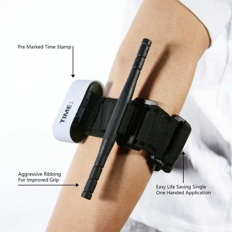 Emergency Tactical Tourniquet Medical First Aid Survival Belt for Outdoor Camping Hiking Hunting Emergency Rescue