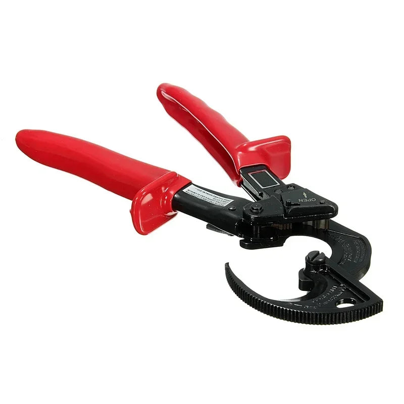 Cutting Pliers Ratchet Cable Cutter Ratcheting Metal Wire Cut Up To 240mm2 Cutting Hand Tool
