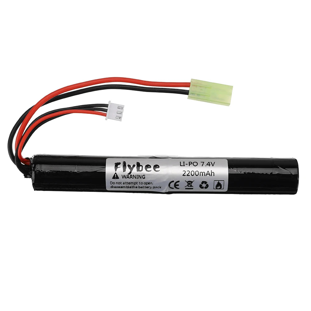 Lipo Power Battery Airsoft gub battery 7.4V 2200MAH 40C AKKU Mini Airsoft toys Gun 2200mAh 7.4V 2S Battery model parts