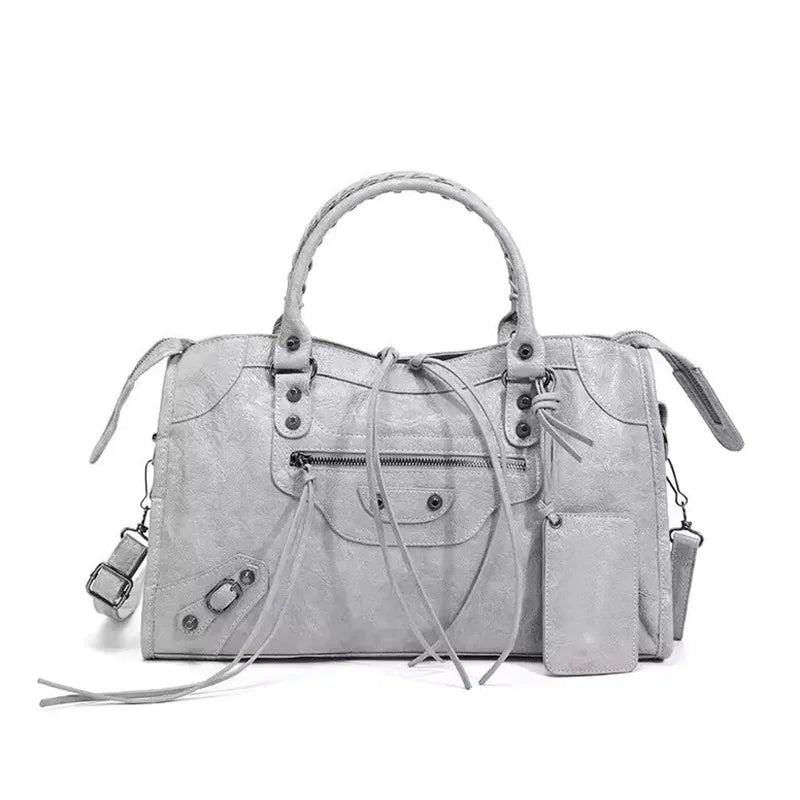 New 2026 Autumn and Winter Handbag Crossbody Large Capacity City Motorcycle Shoulder Bag Tote Bag for Women Luxury Handbags