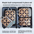 Travel Compression Packing Cubes 4Pcs Luggage Packing Bag Set Compressible & Expandable Storage Bag Essential Travel Accessories
