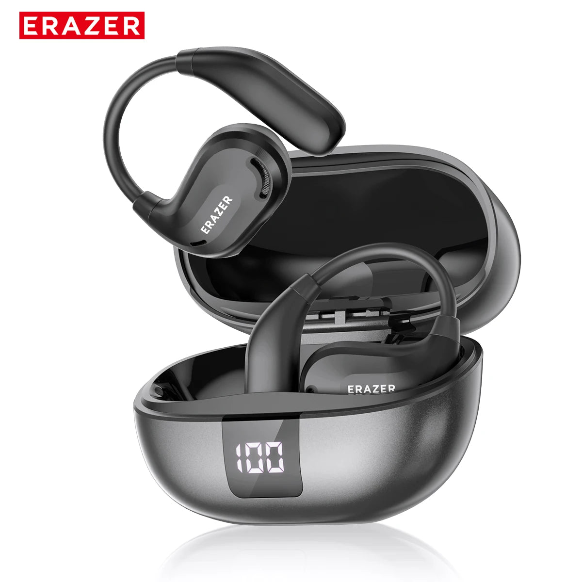 ERAZER XT66 Bluetooth Translator Earphone Wireless Headphones AI Translation Earbuds real-time Translate DIY Equalizer APP