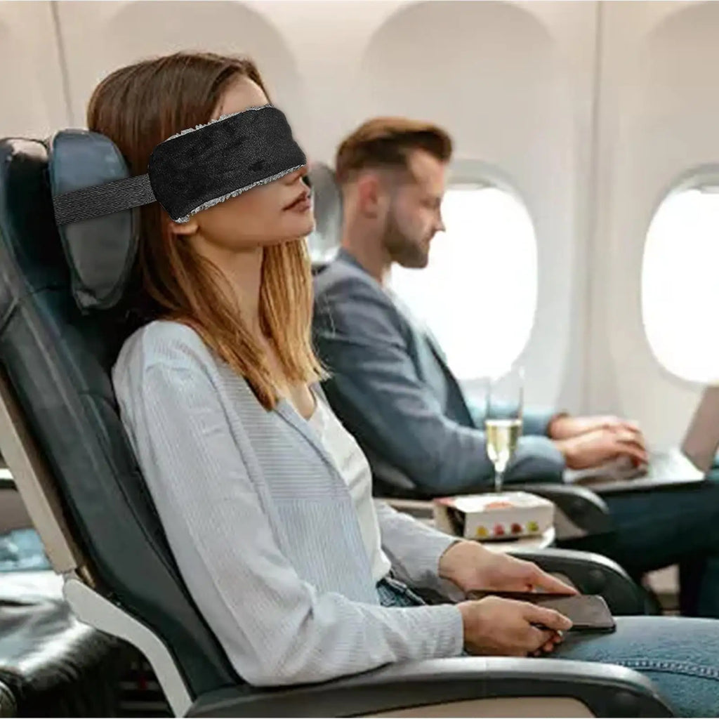 1pc Travel Pillow Neck Support Alternative Adjustable Head Support Strap Portable Soft Head Pillow for Airplanes Car Seat