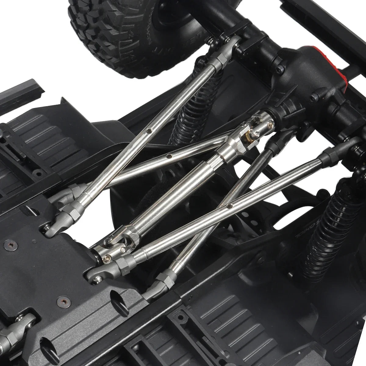 1Pcs Metal Universal Joint Drive Shaft with Internal Spline 60-181mm for 1/10 RC Crawler D90 SCX10 Capra TRX4 TRX6 86100 YK4101