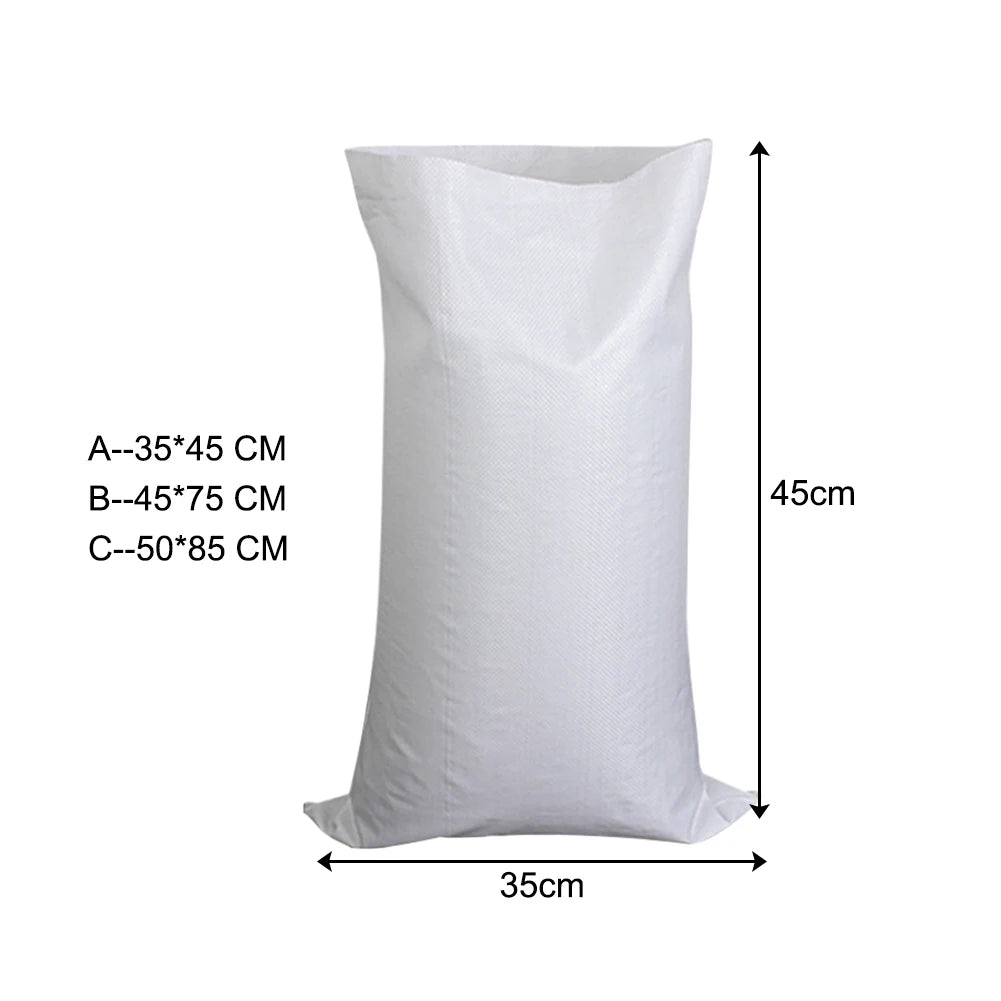 10Pcs Flood Control Sand Bag Empty Flood Resistant Plastic Fabric Heavy Duty Thick Sandbag Disaster-relief Sandsack