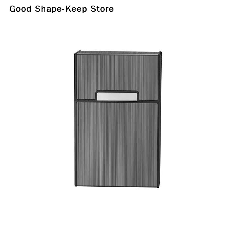 daily1PC Metal Cigarette Case 20 Cigarette Capacity Crush Proof For Daily Commute Outdoor Use Portable cigarette box
