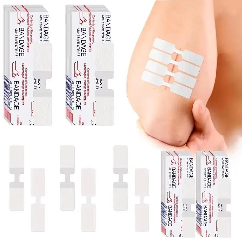 New 80 Butterfly-shaped Wound Closure Strips Wound Closure And Suture Dressing Suitable For Outdoor Sports Travel First AidAcc