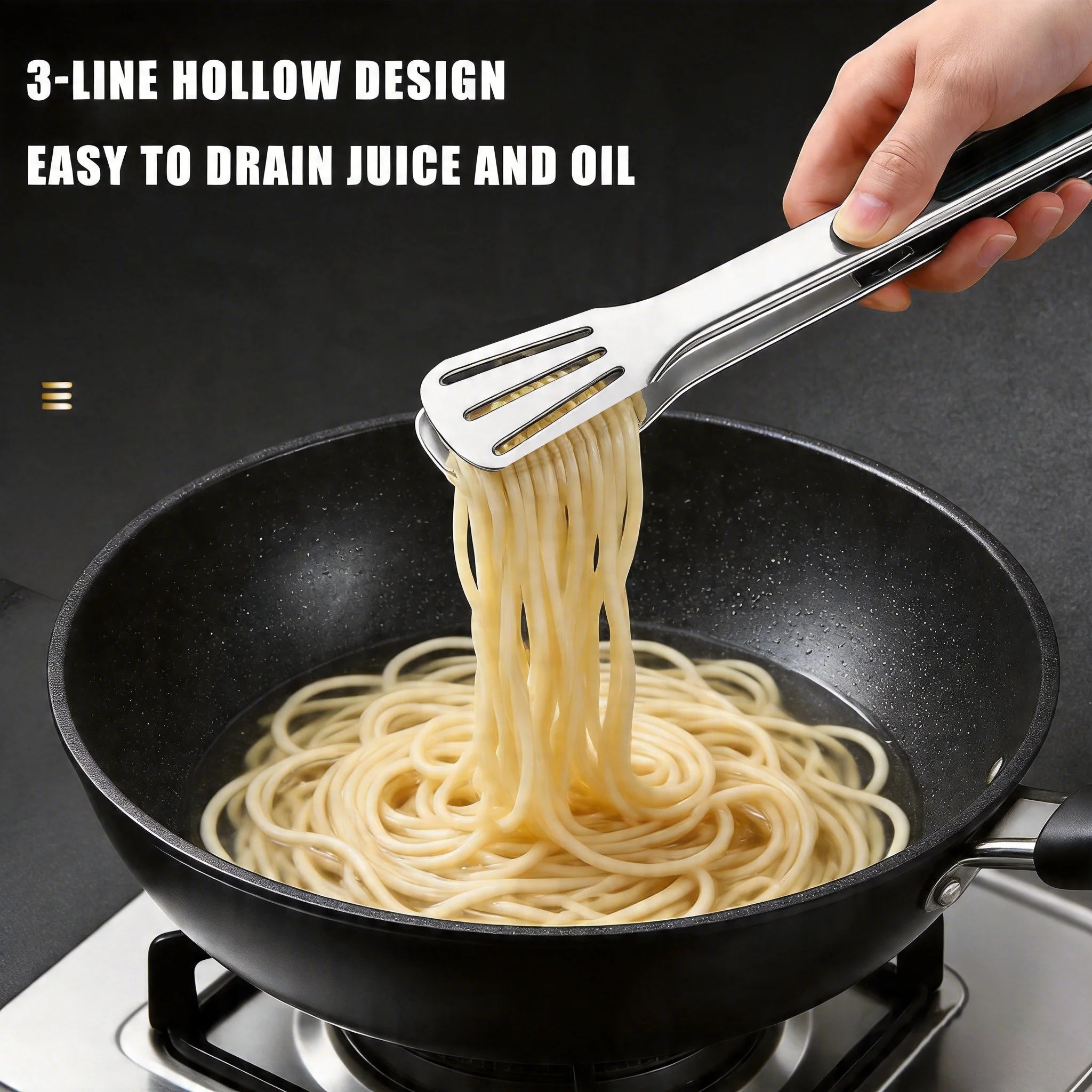 Multi-style stainless steel kitchen food tongs bread baking utensils cooking appliances, barbecue accessories, grill accessories