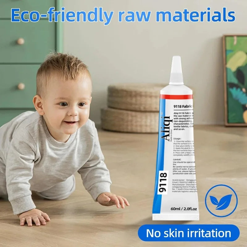15/60ml Glue Fabric Sewing Glue Multi Sewing Adhesive Quick Dry Fabric Patching Glue Universal Clothing Repair Seam Sealers