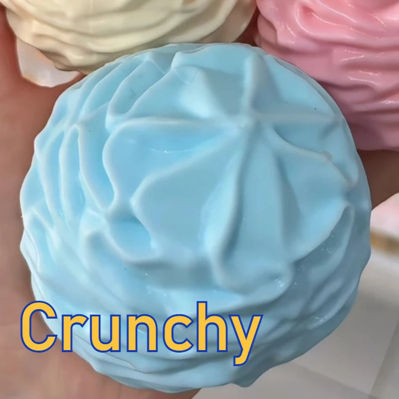 Crunch Imitation Cream Squishy Toy, Blocks Filled ASMR Anti Stress Release Hand Relax Gift Toy