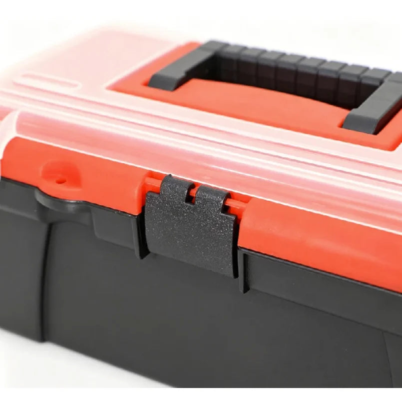 12 Inch Multi-functional ABS Plastic Tool Storage Box with Handle Portable Organizer Case for Home Car Use