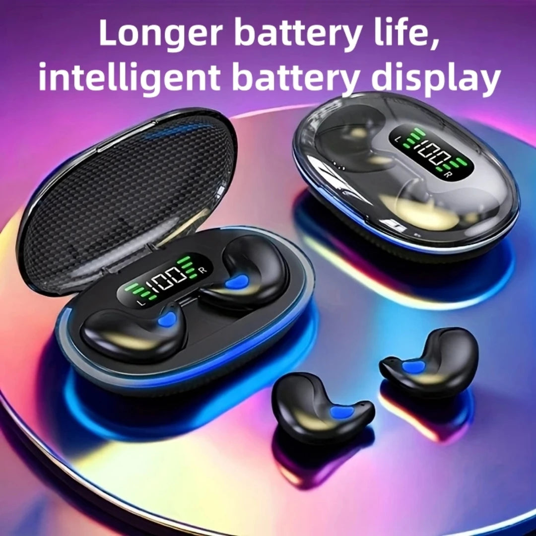 Sleep Wireless Headphones, Loud Volume, Matching Comfort, Touch Control, Semi-Open Back, No Tangles, with Wireless Charging Box