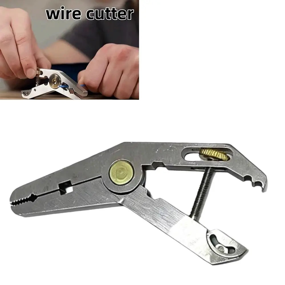 Parallel Wrench 5 in 1 Multi-tool Hex Screwdriver Pliers Electrical Disconnect Pliers Portable Clamp Bottle Opener
