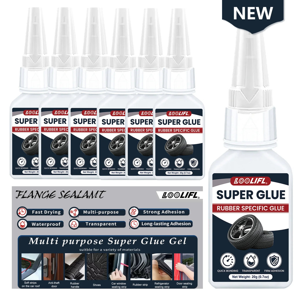 1-7PCS SuperGlue super strong adhesive,suitable for instant transparent adhesive of plastics,metals,wood,crafts,glass and rubber