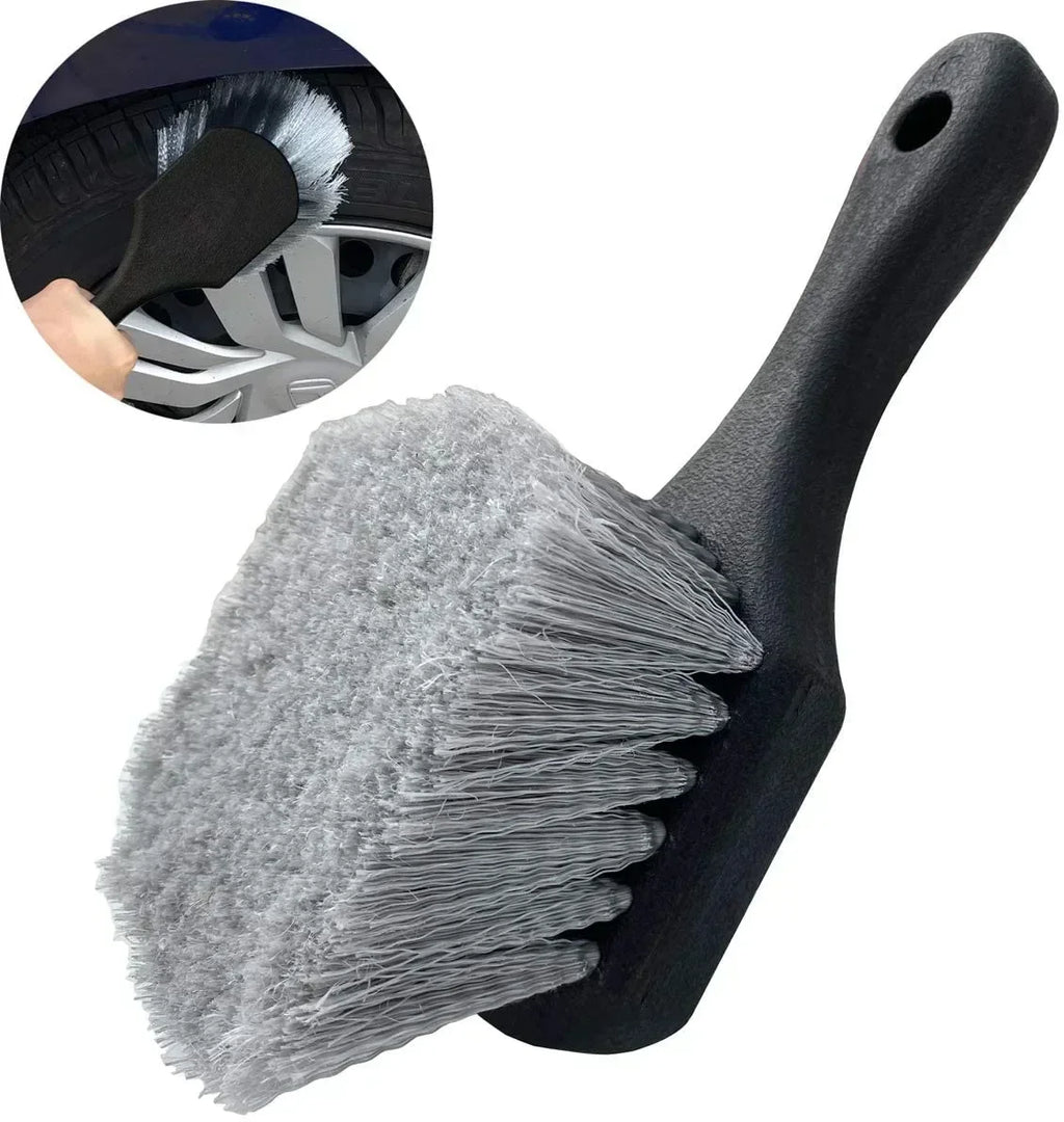 1PCS Car Tire Wheel Rim Cleaning Brush Detailing Brushes Wash Towel Kit Universal Wheel Tire Cleaning Accessories