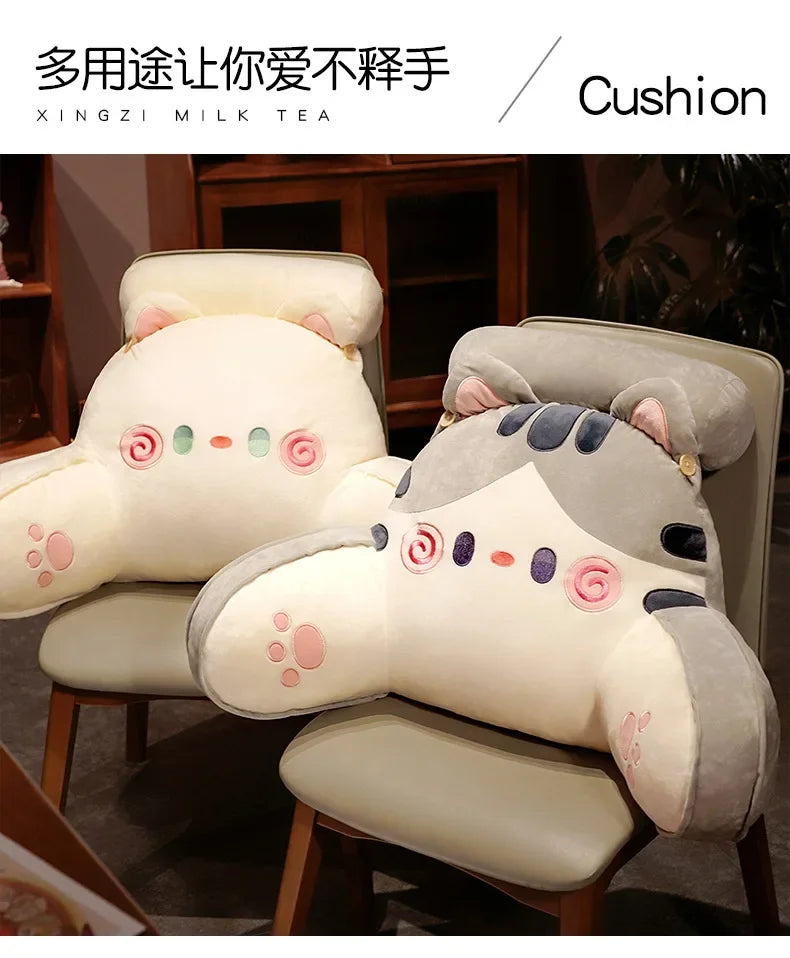 Tatami mattress cartoon headrest cushion soft bag backrest mattress sofa cushion waist  waist cushion