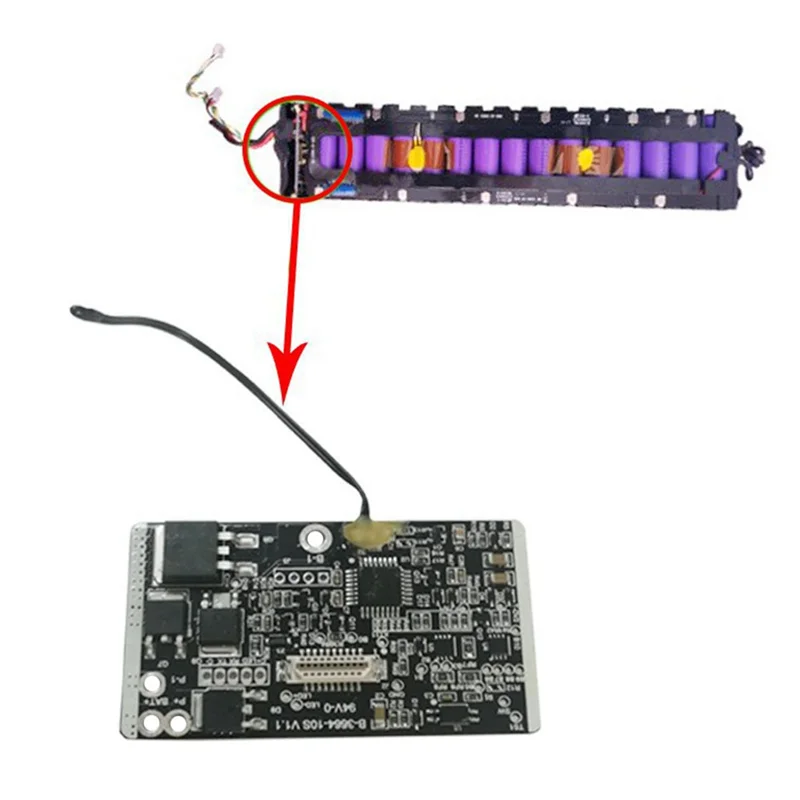 ABHT-For Xiaomi M365 For Electric Scooter Dashboard Replacement Parts-Battery Controller Board, Bms Circuit Board
