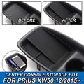 1pcs Silicone Car Center console storage compartment For TOYOTA Prius XW50 2015-2021 Car durable interior Styling Accessories