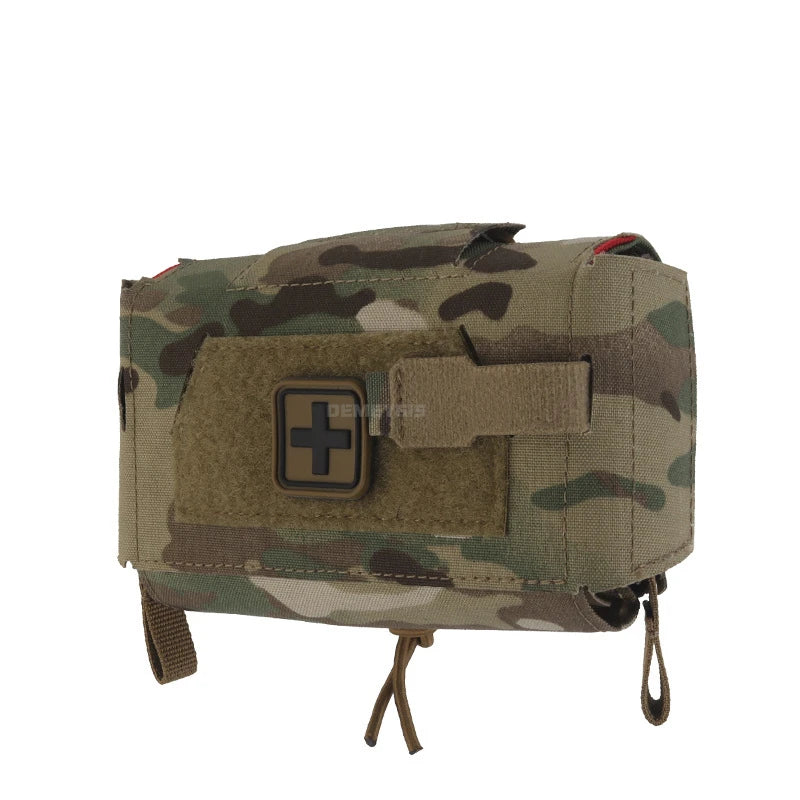 Tactical Compact Trauma Kit Quick Pull Split Hunting Hiking IFAK Medical First Aid Pouch Outdoor Camping Survival Equipment