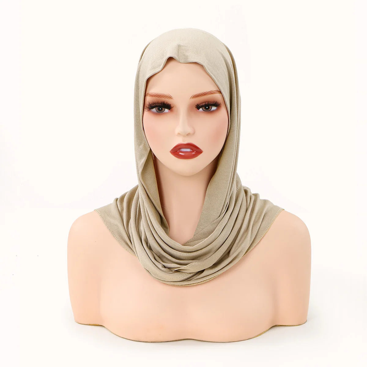 New Modal Jersey Instant Hijab Woman Muslim Underscarf Caps Cotton Stretch Hat Islam Turban Bonnet Foulard Cross Headscarf