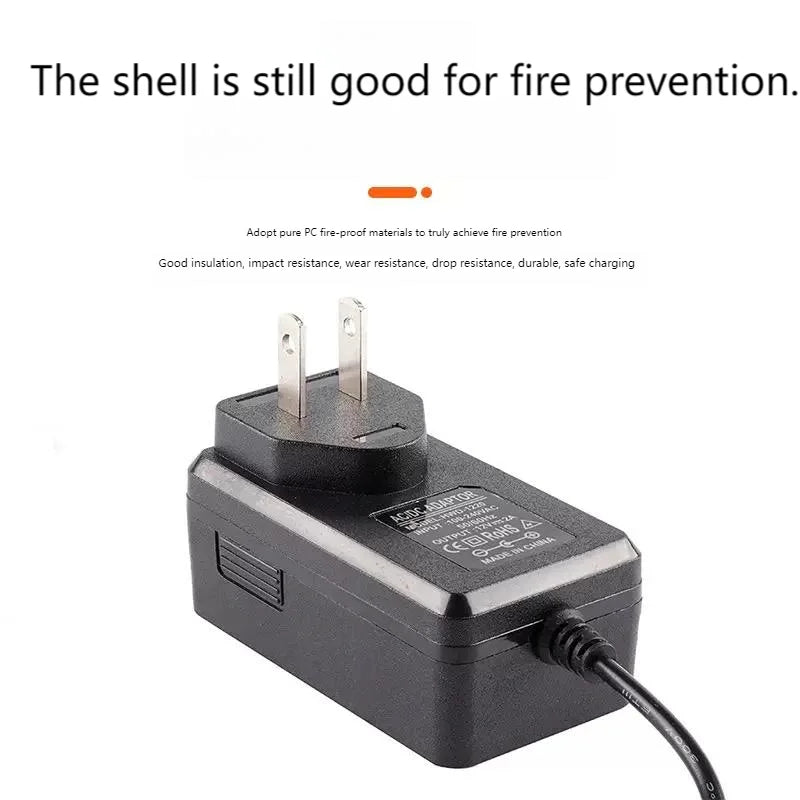Children's Electric Car Charger 12V1A 2A  EU US Plug Battery Charger with Light Prompt, Ride on Toys Car Power Adapter