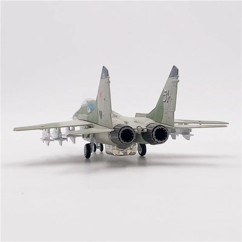 JASON TUTU 1/100 Diecast Metal Russian MIG-29 Fighter Model Plane Kids Gift Collection