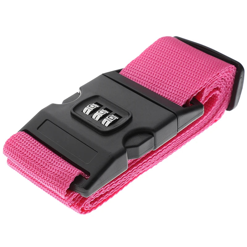 1Pcs Nylon Luggage Strap Adjustable Travel Suitcase Buckle Strap Baggage Belt Travel Accessorises Suitcase Packing Seat Belt