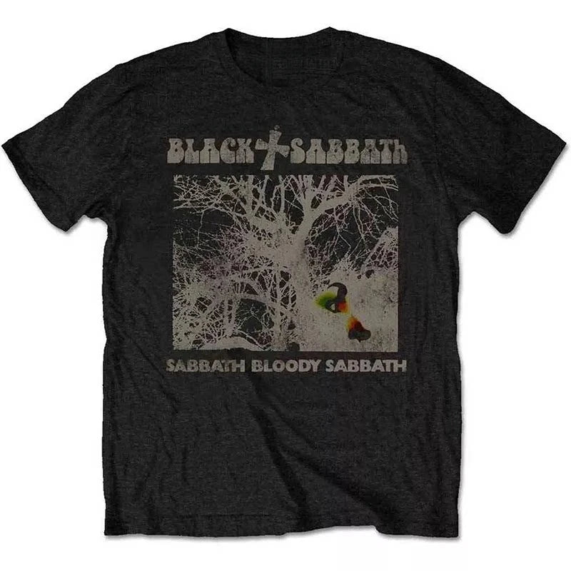 Black Sabbath Band Photo Casual T-shirt Men's and Women's Luxury Band Brand Top 2026 New