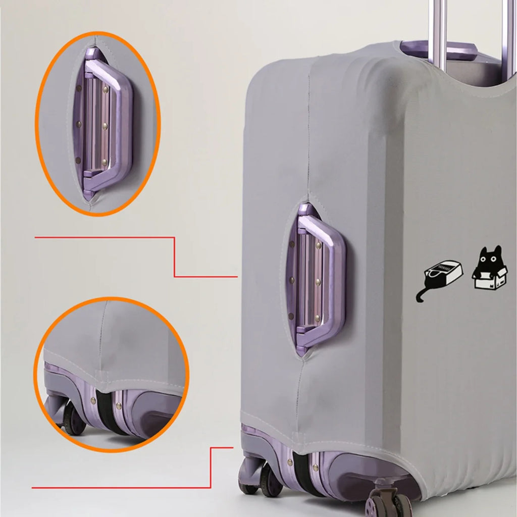 Luggage Cover Protector Elastic Waterproof Dustproof For 18-32 Inch Suitcase Travel Accessories