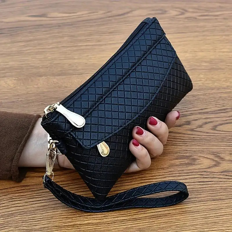 Premium Multi Zipper Wristlet Bag For Phone & coin, Handbag
