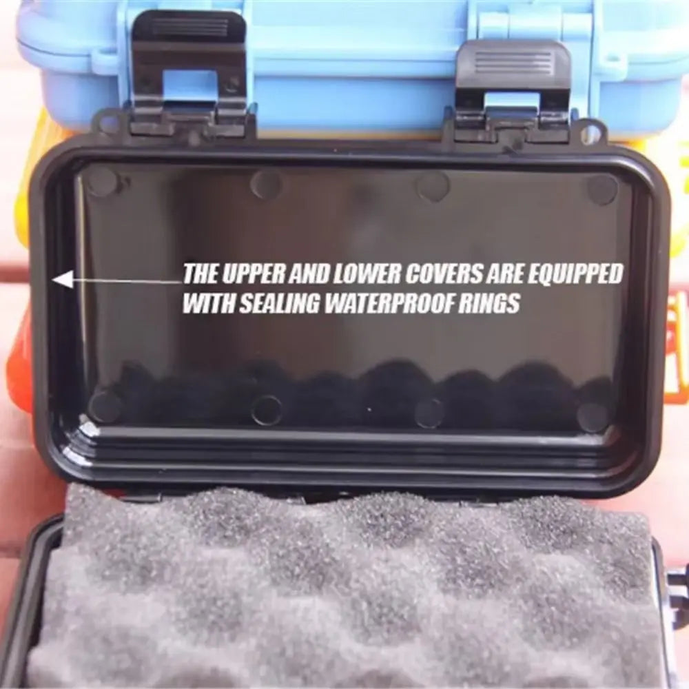 4 Color Outdoor Storage Carry Box Waterproof Shockproof Survival Airtight Case Fall-resistant ABS Travel Sealed Container