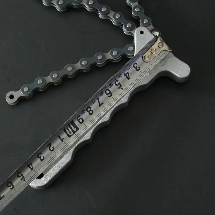 Universal Oil Chain Wrench  Fuel Filter Filters Remover Tool Car Engine Torque Grip Spanner Plier