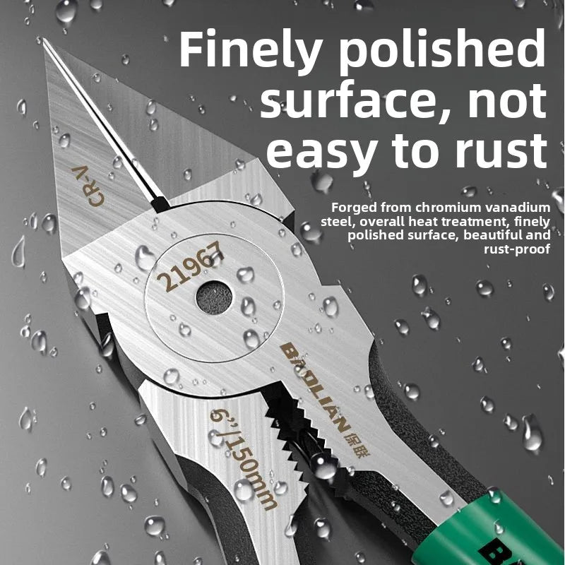 Industrial Grade Electrician Small Diagonal Pliers 5/6/8-Inch Sharp Side Mouth High Hardness Manual Tool for Plumbers And Electr