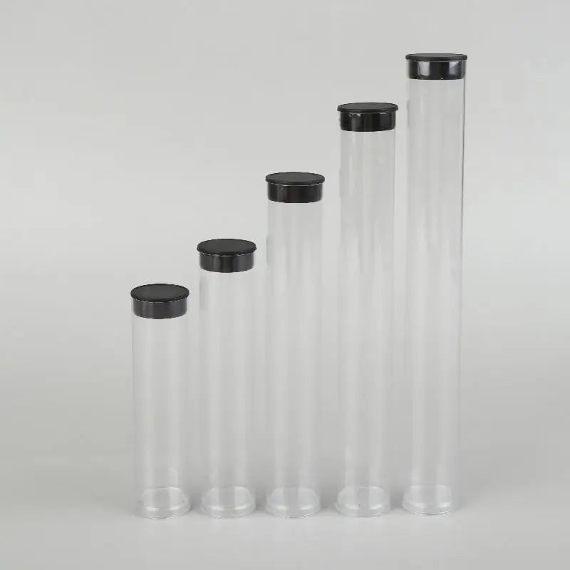 5 Pcs Clear Travel Toothbrush Case Storage Tubes With Lids Portable Toothbrush Holder For Travel/Camping/School/Home