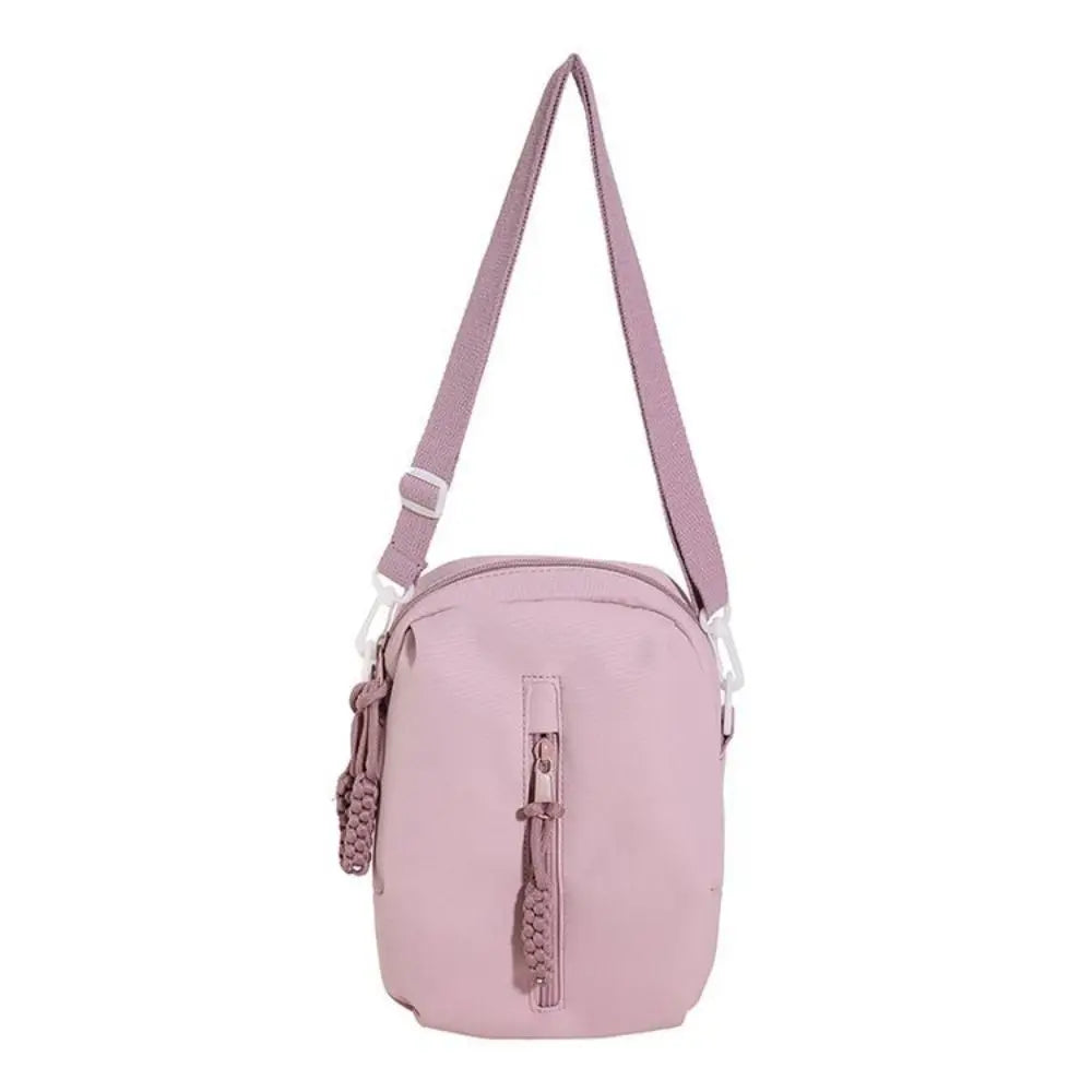 Creative Solid Color Kawaii Itabag Crossbody Bags Wallet Transparent Bags Small Item Bag Zipper Bag Shoulder Bag Girl