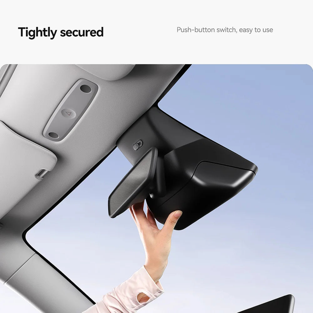 YZ for Tesla model Y/YL  juniper 2025-2026 car glasses case sunglasses holder Internal flocking rearview glasses Storage Box