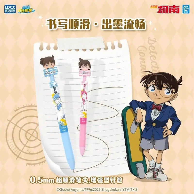Detective Conan Mini Gel Pen Blind Box | Kaito Kid Anime Peripheral | High-value Pens for Students School Office